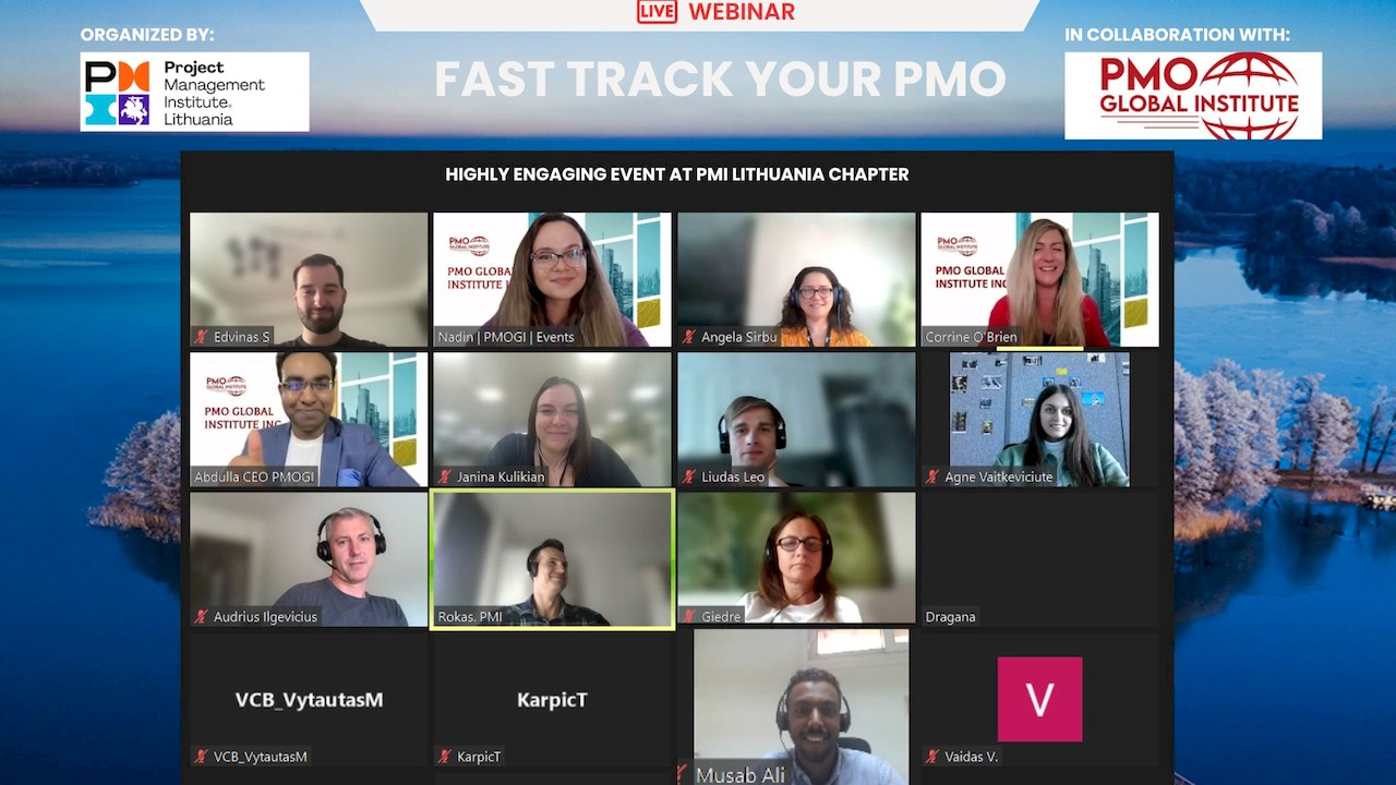 Тренутно гледате Fast Track Your PMO at PMI Lithuania Chapter