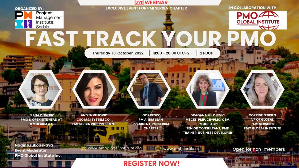 Прочитајте више о чланку Fast Track Your PMO at PMI Serbia Chapter